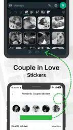 Romantic Kiss Stickers 3