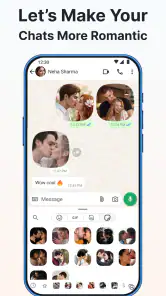 Romantic Stickers Love Romance screenshot