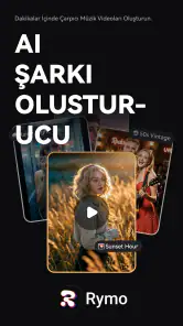 Rymo: Yapay Zekâ Şarkı Videosu screenshot