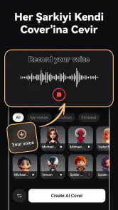 Rymo: Yapay Zekâ Şarkı Videosu screenshot
