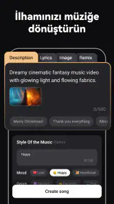 Rymo: Yapay Zekâ Şarkı Videosu screenshot