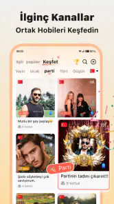 Saada - Sesli Sohbet Partisi screenshot