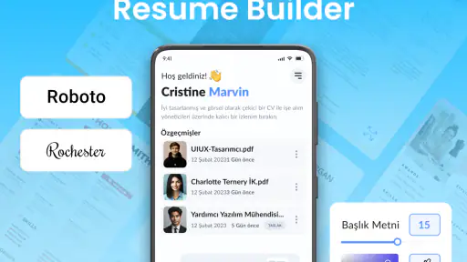 şablonlu pdf CV oluşturucu 1