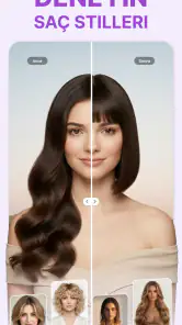Saç & Sakal:Stil Renk Değiştir screenshot