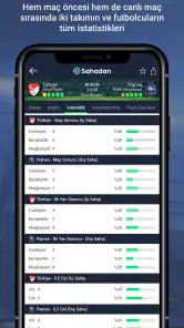 Sahadan - Hızlı Canlı Skor screenshot