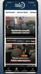 Samsun Haber screenshot