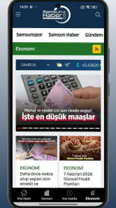 Samsun Haber screenshot