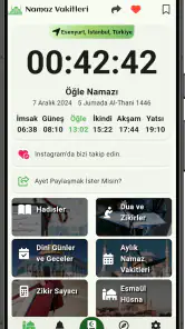 Secde Namaz Vakitleri Ezan screenshot