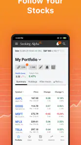 Seeking Alpha: borsa analizler screenshot