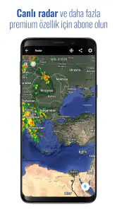 Şeffaf saat ve hava durumu screenshot