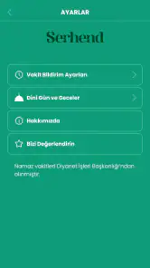 Serhend Takvimi screenshot