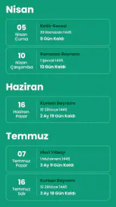 Serhend Takvimi screenshot