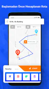 Sesli GPS ve sürüş Yönergeleri screenshot