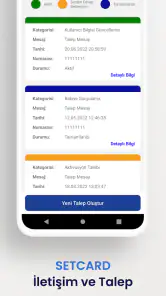 SETCARD Mobil screenshot