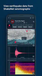 ShakeNet Earthquake Monitoring screenshot