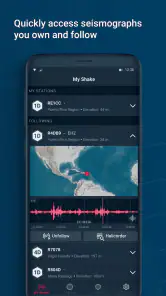 ShakeNet Earthquake Monitoring screenshot