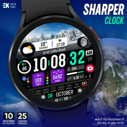Sharper Clock - Watch Face 2