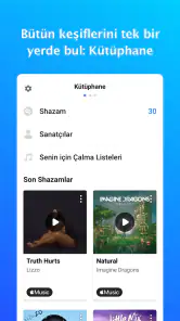Shazam: şarkı bulma programı screenshot