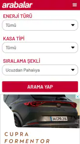 Sıfır Araba Fiyatları screenshot