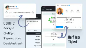 Şık Yazı Tipi: Yazı Tipi Stili screenshot