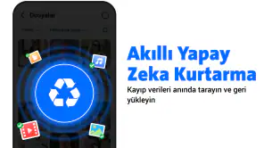 Silinmiş dosyaları kurtarma screenshot