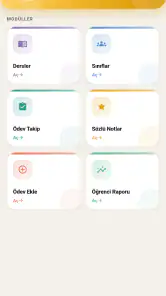 Sınav Görevi Takip-Kazanımlar screenshot
