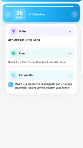 Sınav Görevi Takip-Kazanımlar screenshot