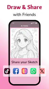 Sketch Anime - AR Trace & Draw screenshot