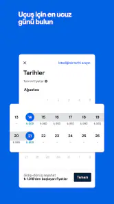Skyscanner Uçuş/Otel/Araç screenshot