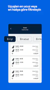 Skyscanner Uçuş/Otel/Araç screenshot
