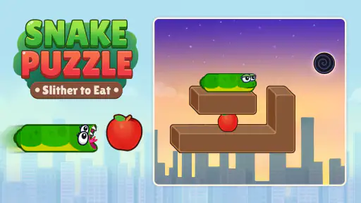 Snake Puzzle: Slither to Eat 4