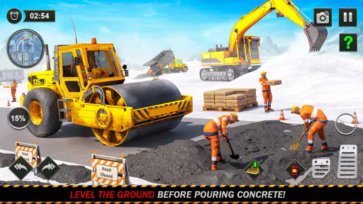 Snow Offroad Construction Game 2