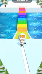 Snow Race 3D: Ice Bridge Run 8