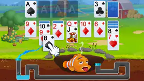 Solitaire 3D Balık screenshot