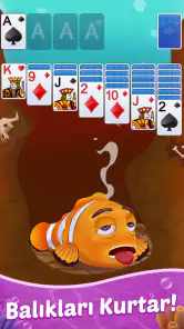 Solitaire 3D Balık screenshot