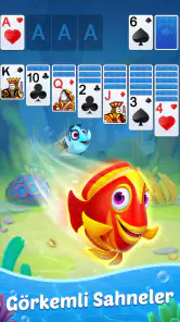 Solitaire 3D Balık screenshot