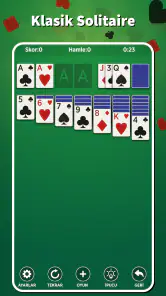 Solitaire İnternetsiz Türkçe screenshot
