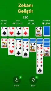 Solitaire - Tek Taş Kart Oyunu screenshot