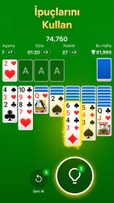 Solitaire - Tek Taş Kart Oyunu screenshot