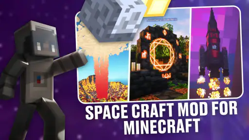 Space Rocket Mod for Minecraft 1