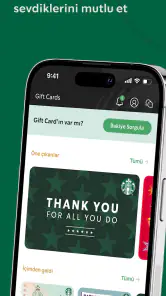 Starbucks Türkiye screenshot
