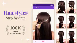 Step by Step Hairstyle App screenshot