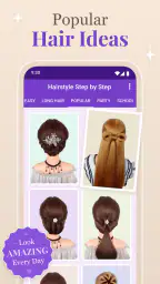 Step by Step Hairstyle App 5