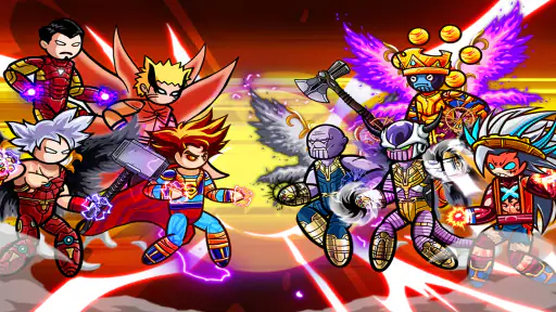 Stick Warrior SuperHero Dragon 1