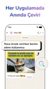 Swift Sohbet Çeviri & Ekran screenshot