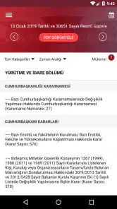 T.C. Resmi Gazete screenshot