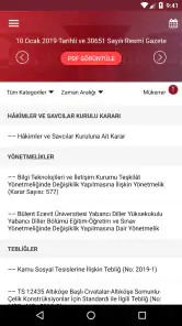 T.C. Resmi Gazete screenshot