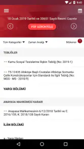 T.C. Resmi Gazete screenshot