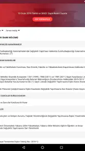 T.C. Resmi Gazete screenshot