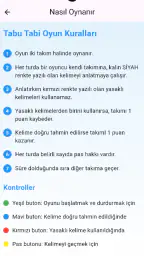 Tabu İnternetsiz Kelime Oyunu 2